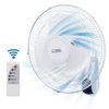 Commercial Cool 16 Wall Fan with Remote, White CCFWR16W